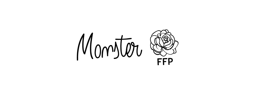 if you are searching for the best signature style for your name Monster 7. so please give up your signature search. here we have designed multiple signature styles  using Angelique-Rose-font-FFP. Monster 7 signature style 5 images and pictures png