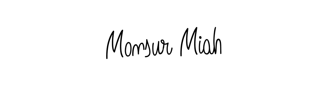 if you are searching for the best signature style for your name Monsur Miah. so please give up your signature search. here we have designed multiple signature styles  using Angelique-Rose-font-FFP. Monsur Miah signature style 5 images and pictures png