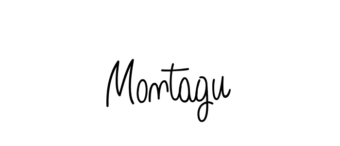 You should practise on your own different ways (Angelique-Rose-font-FFP) to write your name (Montagu) in signature. don't let someone else do it for you. Montagu signature style 5 images and pictures png