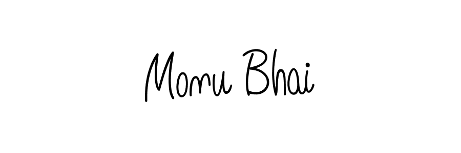 Make a beautiful signature design for name Monu Bhai. Use this online signature maker to create a handwritten signature for free. Monu Bhai signature style 5 images and pictures png