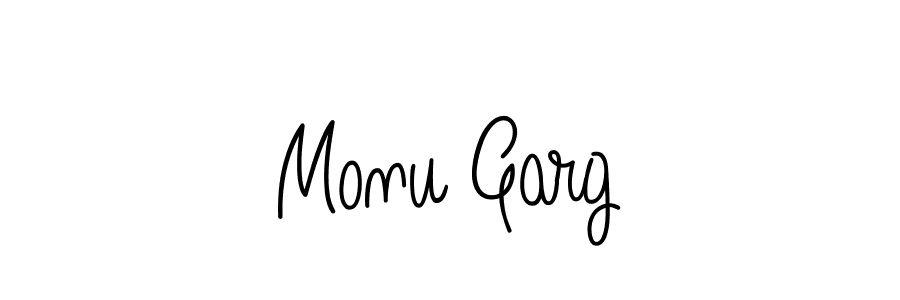 Also we have Monu Garg name is the best signature style. Create professional handwritten signature collection using Angelique-Rose-font-FFP autograph style. Monu Garg signature style 5 images and pictures png