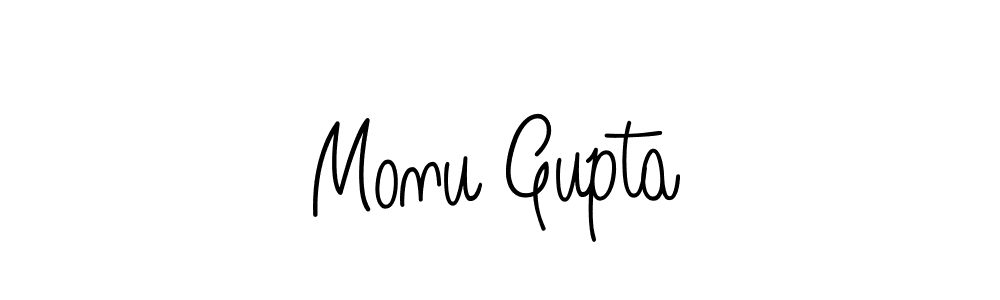 Make a short Monu Gupta signature style. Manage your documents anywhere anytime using Angelique-Rose-font-FFP. Create and add eSignatures, submit forms, share and send files easily. Monu Gupta signature style 5 images and pictures png
