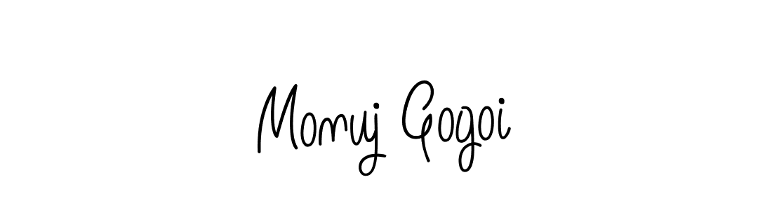 Once you've used our free online signature maker to create your best signature Angelique-Rose-font-FFP style, it's time to enjoy all of the benefits that Monuj Gogoi name signing documents. Monuj Gogoi signature style 5 images and pictures png