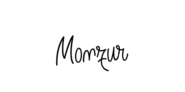 Make a beautiful signature design for name Monzur. Use this online signature maker to create a handwritten signature for free. Monzur signature style 5 images and pictures png