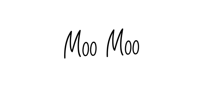 How to Draw Moo Moo signature style? Angelique-Rose-font-FFP is a latest design signature styles for name Moo Moo. Moo Moo signature style 5 images and pictures png