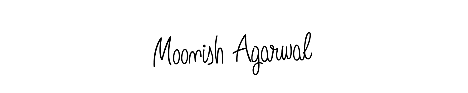 Once you've used our free online signature maker to create your best signature Angelique-Rose-font-FFP style, it's time to enjoy all of the benefits that Moonish Agarwal name signing documents. Moonish Agarwal signature style 5 images and pictures png