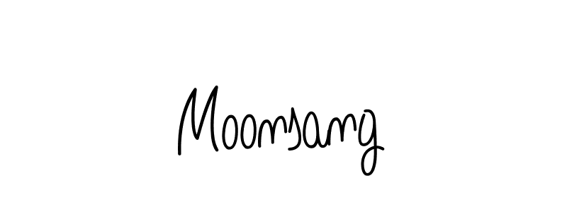 How to make Moonsang signature? Angelique-Rose-font-FFP is a professional autograph style. Create handwritten signature for Moonsang name. Moonsang signature style 5 images and pictures png