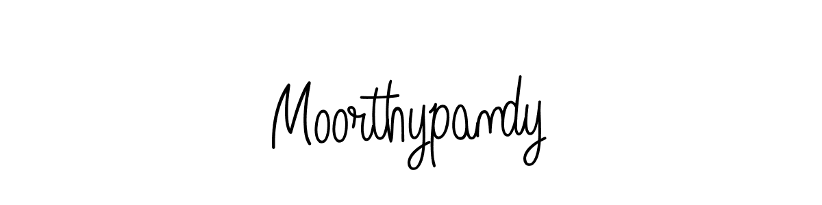 Make a beautiful signature design for name Moorthypandy. With this signature (Angelique-Rose-font-FFP) style, you can create a handwritten signature for free. Moorthypandy signature style 5 images and pictures png