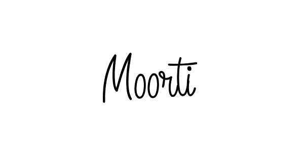 Design your own signature with our free online signature maker. With this signature software, you can create a handwritten (Angelique-Rose-font-FFP) signature for name Moorti. Moorti signature style 5 images and pictures png