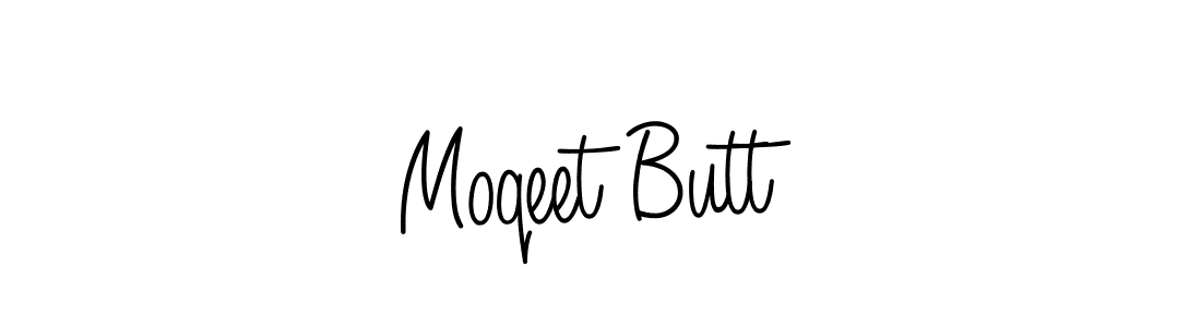 You should practise on your own different ways (Angelique-Rose-font-FFP) to write your name (Moqeet Butt) in signature. don't let someone else do it for you. Moqeet Butt signature style 5 images and pictures png