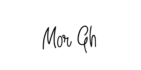 Design your own signature with our free online signature maker. With this signature software, you can create a handwritten (Angelique-Rose-font-FFP) signature for name Mor Gh. Mor Gh signature style 5 images and pictures png