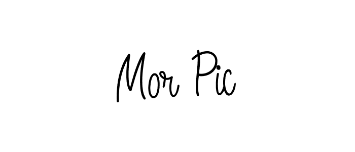 Check out images of Autograph of Mor Pic name. Actor Mor Pic Signature Style. Angelique-Rose-font-FFP is a professional sign style online. Mor Pic signature style 5 images and pictures png