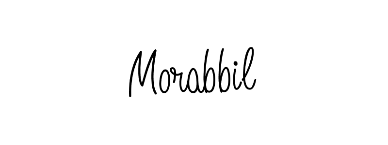 Design your own signature with our free online signature maker. With this signature software, you can create a handwritten (Angelique-Rose-font-FFP) signature for name Morabbil. Morabbil signature style 5 images and pictures png