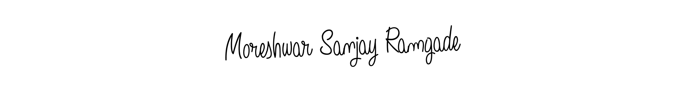 How to Draw Moreshwar Sanjay Ramgade signature style? Angelique-Rose-font-FFP is a latest design signature styles for name Moreshwar Sanjay Ramgade. Moreshwar Sanjay Ramgade signature style 5 images and pictures png