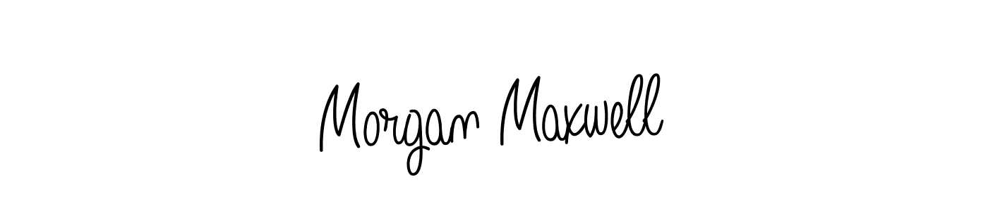 Morgan Maxwell stylish signature style. Best Handwritten Sign (Angelique-Rose-font-FFP) for my name. Handwritten Signature Collection Ideas for my name Morgan Maxwell. Morgan Maxwell signature style 5 images and pictures png
