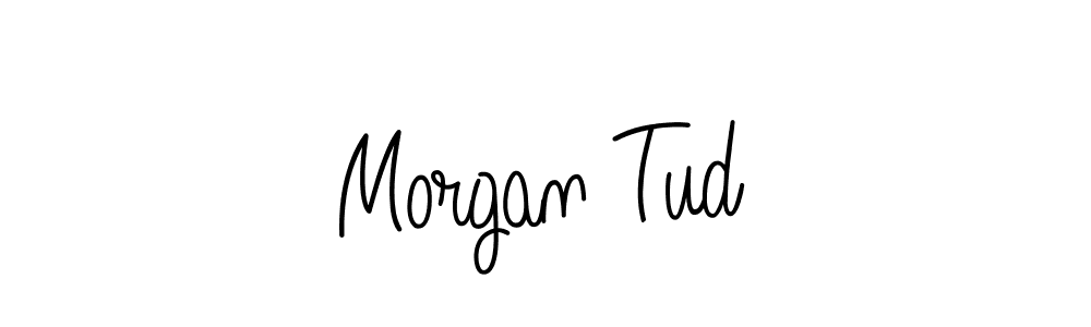 How to make Morgan Tud name signature. Use Angelique-Rose-font-FFP style for creating short signs online. This is the latest handwritten sign. Morgan Tud signature style 5 images and pictures png