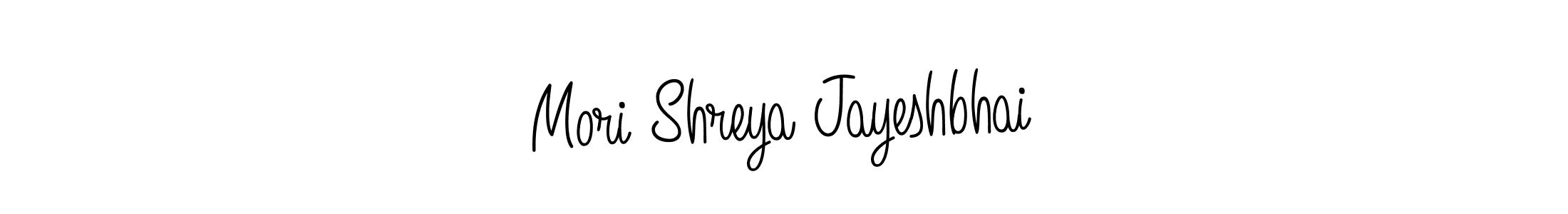 Make a beautiful signature design for name Mori Shreya Jayeshbhai. Use this online signature maker to create a handwritten signature for free. Mori Shreya Jayeshbhai signature style 5 images and pictures png