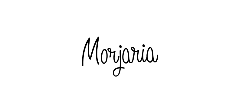 How to make Morjaria name signature. Use Angelique-Rose-font-FFP style for creating short signs online. This is the latest handwritten sign. Morjaria signature style 5 images and pictures png