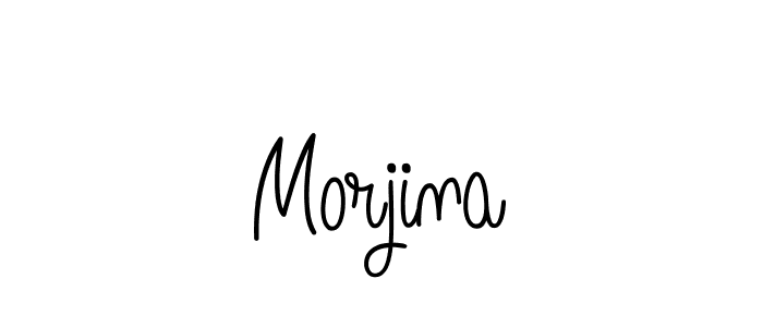 Angelique-Rose-font-FFP is a professional signature style that is perfect for those who want to add a touch of class to their signature. It is also a great choice for those who want to make their signature more unique. Get Morjina name to fancy signature for free. Morjina signature style 5 images and pictures png