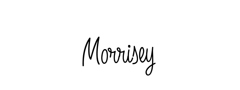Design your own signature with our free online signature maker. With this signature software, you can create a handwritten (Angelique-Rose-font-FFP) signature for name Morrisey. Morrisey signature style 5 images and pictures png