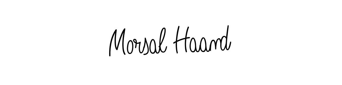 Also You can easily find your signature by using the search form. We will create Morsal Haand name handwritten signature images for you free of cost using Angelique-Rose-font-FFP sign style. Morsal Haand signature style 5 images and pictures png