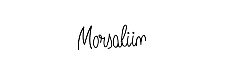 if you are searching for the best signature style for your name Morsaliin. so please give up your signature search. here we have designed multiple signature styles  using Angelique-Rose-font-FFP. Morsaliin signature style 5 images and pictures png