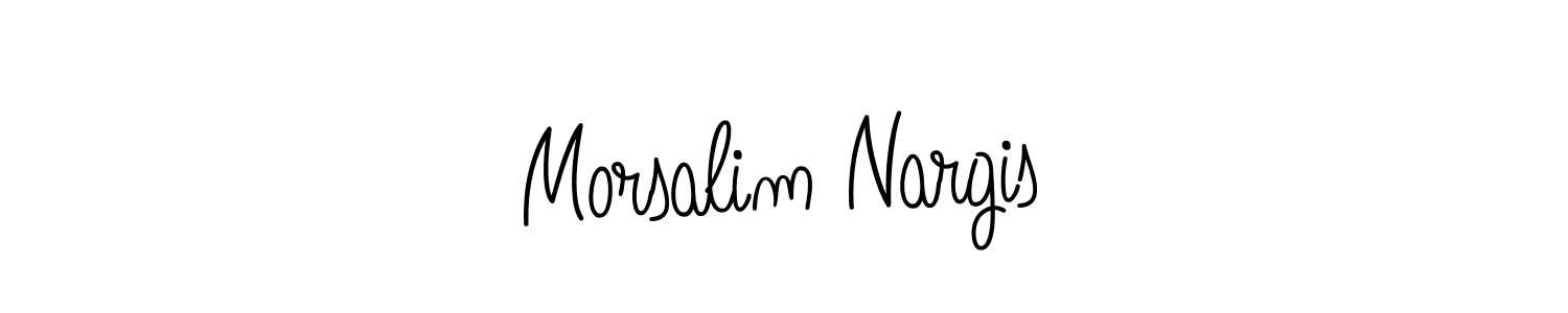 You can use this online signature creator to create a handwritten signature for the name Morsalim Nargis. This is the best online autograph maker. Morsalim Nargis signature style 5 images and pictures png