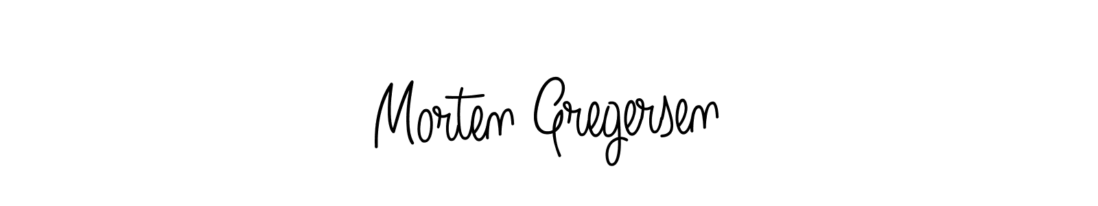 Create a beautiful signature design for name Morten Gregersen. With this signature (Angelique-Rose-font-FFP) fonts, you can make a handwritten signature for free. Morten Gregersen signature style 5 images and pictures png