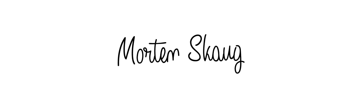 Make a beautiful signature design for name Morten Skaug. With this signature (Angelique-Rose-font-FFP) style, you can create a handwritten signature for free. Morten Skaug signature style 5 images and pictures png