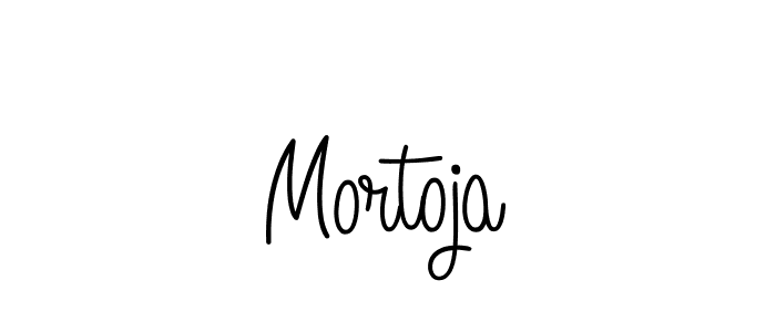 You should practise on your own different ways (Angelique-Rose-font-FFP) to write your name (Mortoja) in signature. don't let someone else do it for you. Mortoja signature style 5 images and pictures png