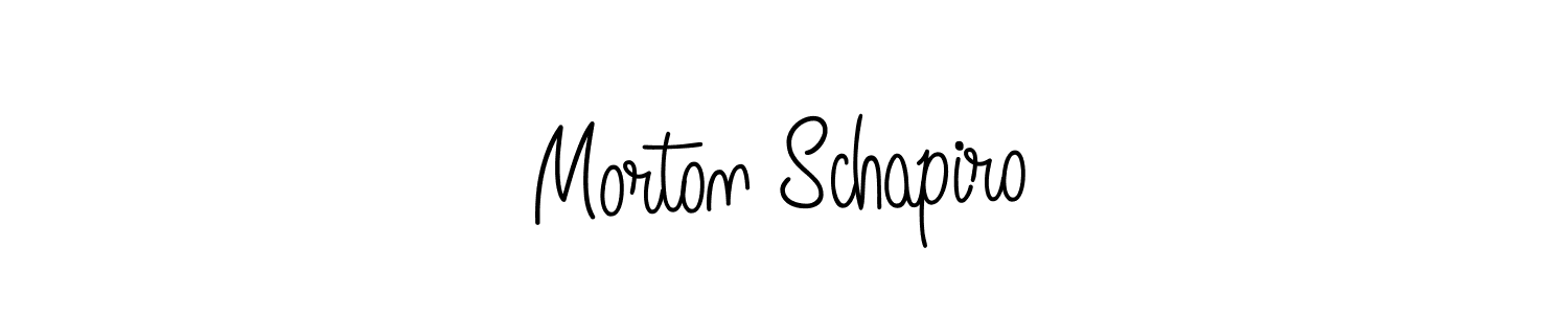 Design your own signature with our free online signature maker. With this signature software, you can create a handwritten (Angelique-Rose-font-FFP) signature for name Morton Schapiro. Morton Schapiro signature style 5 images and pictures png