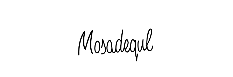 Mosadequl stylish signature style. Best Handwritten Sign (Angelique-Rose-font-FFP) for my name. Handwritten Signature Collection Ideas for my name Mosadequl. Mosadequl signature style 5 images and pictures png