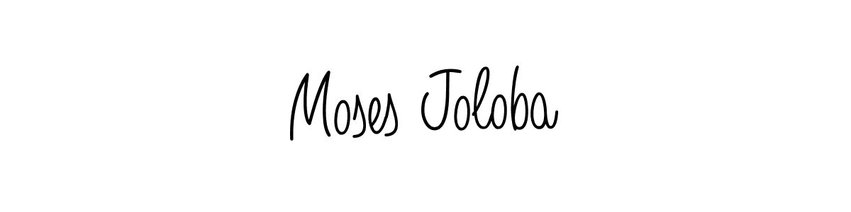 Once you've used our free online signature maker to create your best signature Angelique-Rose-font-FFP style, it's time to enjoy all of the benefits that Moses Joloba name signing documents. Moses Joloba signature style 5 images and pictures png