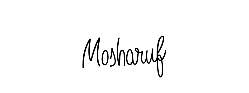 Make a beautiful signature design for name Mosharuf. Use this online signature maker to create a handwritten signature for free. Mosharuf signature style 5 images and pictures png