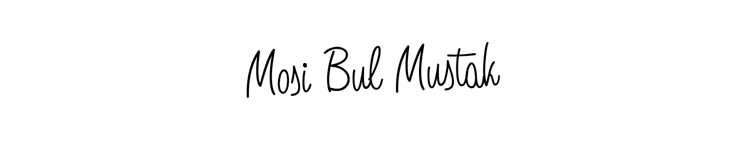 The best way (Angelique-Rose-font-FFP) to make a short signature is to pick only two or three words in your name. The name Mosi Bul Mustak include a total of six letters. For converting this name. Mosi Bul Mustak signature style 5 images and pictures png