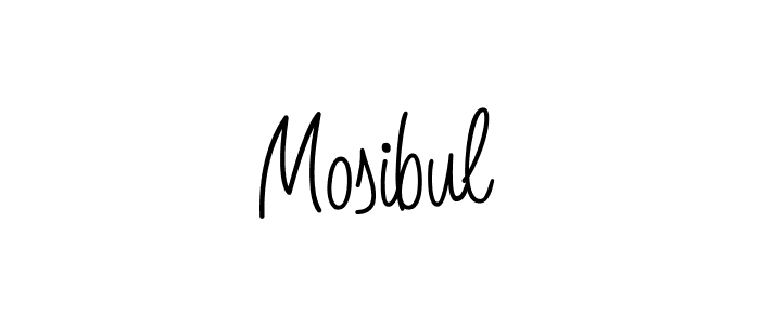 How to make Mosibul name signature. Use Angelique-Rose-font-FFP style for creating short signs online. This is the latest handwritten sign. Mosibul signature style 5 images and pictures png