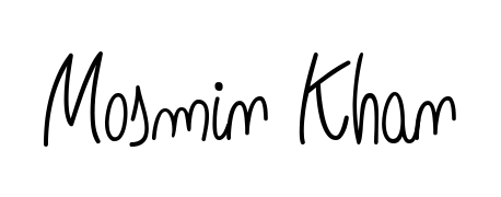 Discover how Mosmin Khan looks in an executive cursive font (Angelique-Rose-font-FFP). Perfect for legal documents, invoices, and certificates. Mosmin Khan signature style 5 images and pictures png