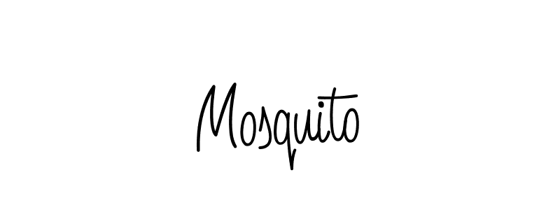 Use a signature maker to create a handwritten signature online. With this signature software, you can design (Angelique-Rose-font-FFP) your own signature for name Mosquito. Mosquito signature style 5 images and pictures png