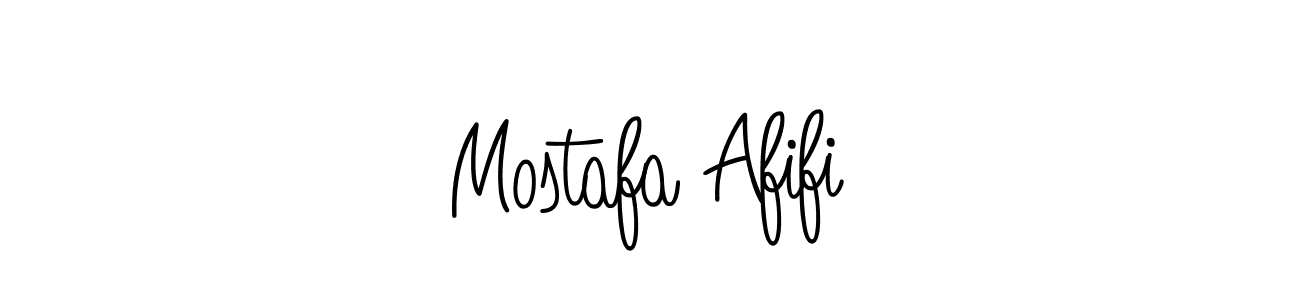 Make a beautiful signature design for name Mostafa Afifi. With this signature (Angelique-Rose-font-FFP) style, you can create a handwritten signature for free. Mostafa Afifi signature style 5 images and pictures png