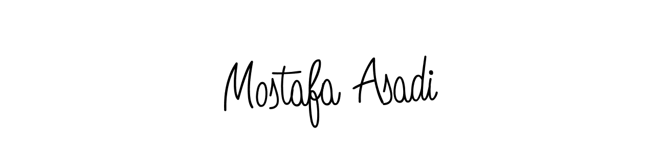 How to make Mostafa Asadi signature? Angelique-Rose-font-FFP is a professional autograph style. Create handwritten signature for Mostafa Asadi name. Mostafa Asadi signature style 5 images and pictures png