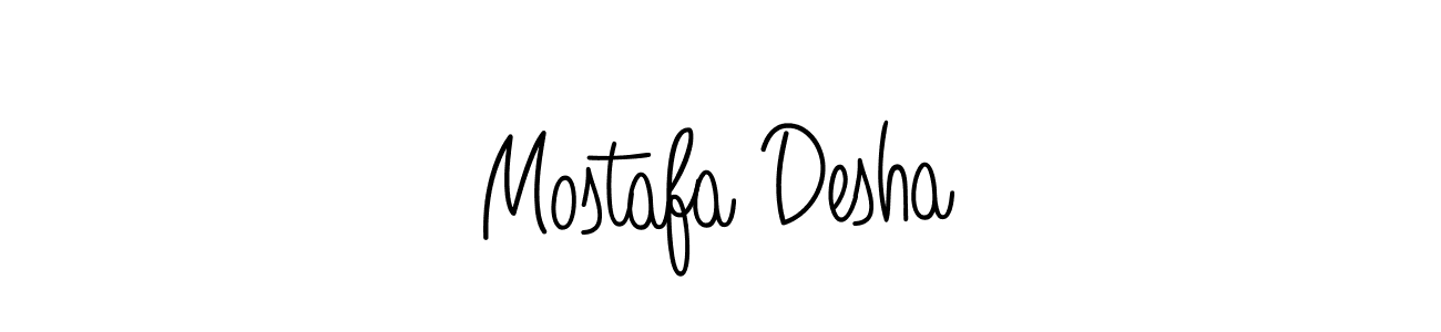 Also You can easily find your signature by using the search form. We will create Mostafa Desha name handwritten signature images for you free of cost using Angelique-Rose-font-FFP sign style. Mostafa Desha signature style 5 images and pictures png