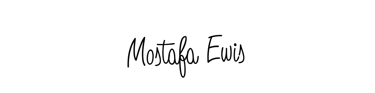 Design your own signature with our free online signature maker. With this signature software, you can create a handwritten (Angelique-Rose-font-FFP) signature for name Mostafa Ewis. Mostafa Ewis signature style 5 images and pictures png