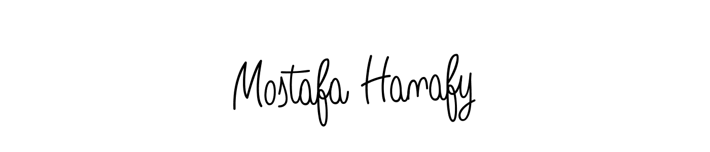 Use a signature maker to create a handwritten signature online. With this signature software, you can design (Angelique-Rose-font-FFP) your own signature for name Mostafa Hanafy. Mostafa Hanafy signature style 5 images and pictures png