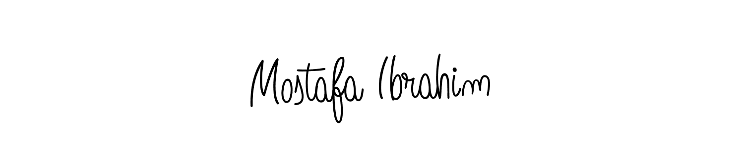 Use a signature maker to create a handwritten signature online. With this signature software, you can design (Angelique-Rose-font-FFP) your own signature for name Mostafa Ibrahim. Mostafa Ibrahim signature style 5 images and pictures png