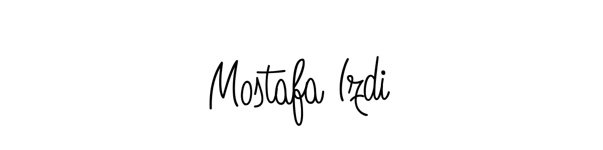 Mostafa Izdi stylish signature style. Best Handwritten Sign (Angelique-Rose-font-FFP) for my name. Handwritten Signature Collection Ideas for my name Mostafa Izdi. Mostafa Izdi signature style 5 images and pictures png