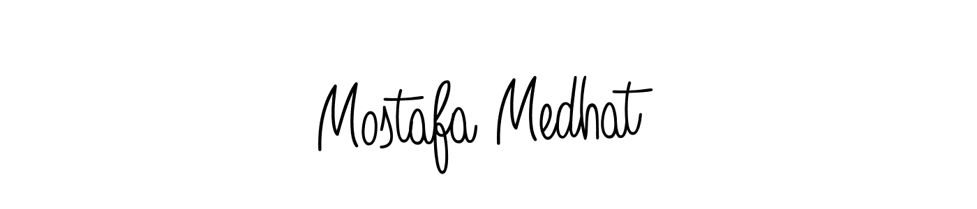 Make a beautiful signature design for name Mostafa Medhat. With this signature (Angelique-Rose-font-FFP) style, you can create a handwritten signature for free. Mostafa Medhat signature style 5 images and pictures png