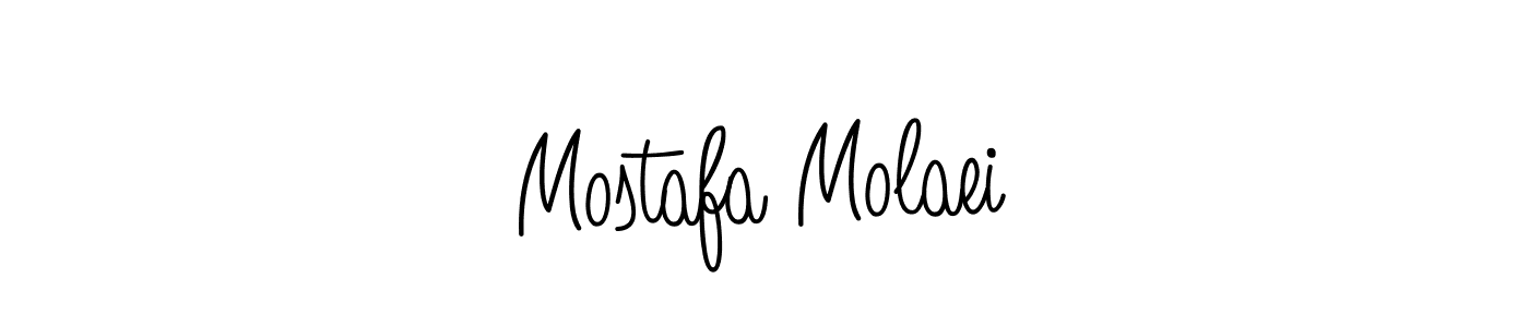 Mostafa Molaei stylish signature style. Best Handwritten Sign (Angelique-Rose-font-FFP) for my name. Handwritten Signature Collection Ideas for my name Mostafa Molaei. Mostafa Molaei signature style 5 images and pictures png