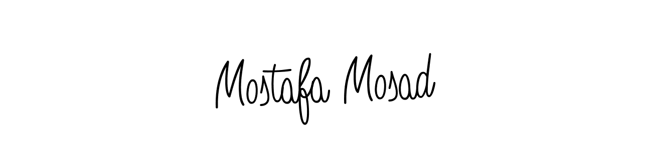 Design your own signature with our free online signature maker. With this signature software, you can create a handwritten (Angelique-Rose-font-FFP) signature for name Mostafa Mosad. Mostafa Mosad signature style 5 images and pictures png