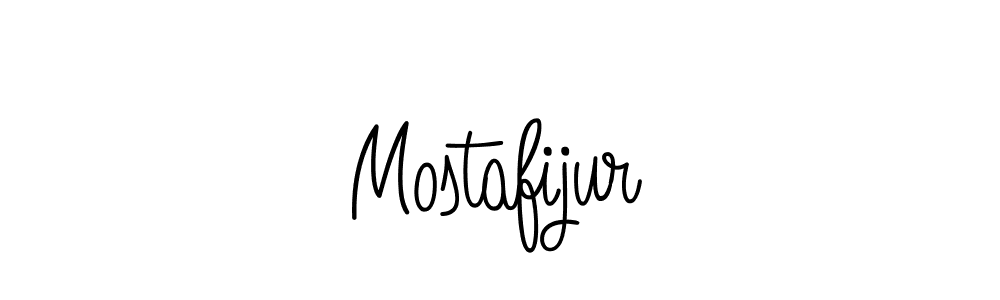How to make Mostafijur name signature. Use Angelique-Rose-font-FFP style for creating short signs online. This is the latest handwritten sign. Mostafijur signature style 5 images and pictures png