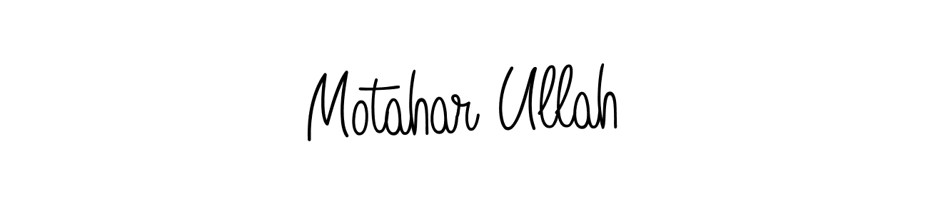 Use a signature maker to create a handwritten signature online. With this signature software, you can design (Angelique-Rose-font-FFP) your own signature for name Motahar Ullah. Motahar Ullah signature style 5 images and pictures png